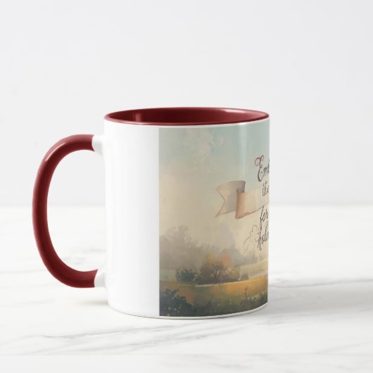 The Inspirational Quote mug マグカップ (左)
