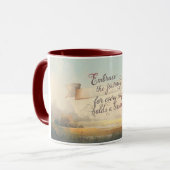 The Inspirational Quote mug マグカップ (正面左)