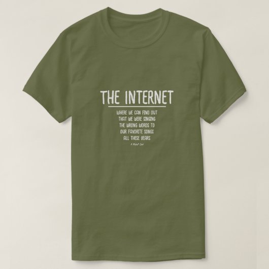 The Internet (2) - MisterP Tシャツ (デザイン正面)