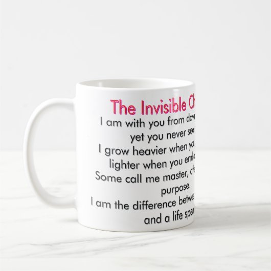 The Invisible Chains – A Riddle on Work mug P11 oz コーヒーマグカップ (左)