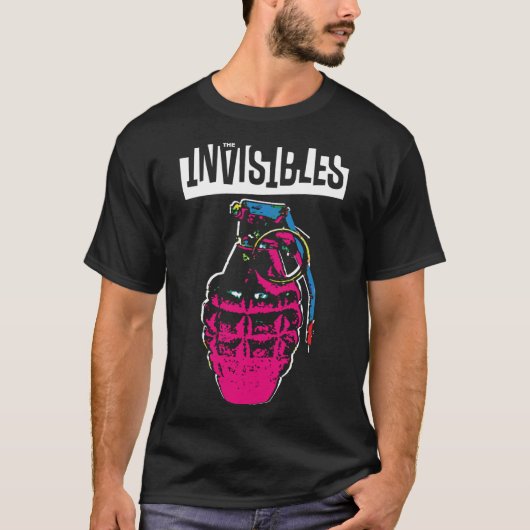 The Invisibles Grenade vintage funny Tシャツ (正面)