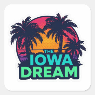 The Iowa Dream American Retro Summer スクエアシール