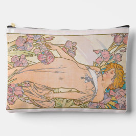 The Iris (1897) by Alphonseミュシャ アクセサリーポーチ