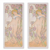 The Iris (1897) by Alphonseミュシャ シール (正面)