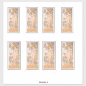 The Iris (1897) by Alphonseミュシャ シール (シート)