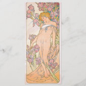 The Iris (1897) by Alphonseミュシャ・ブックマーク メニュー (裏面)