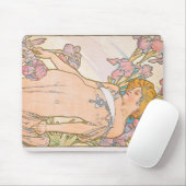 The Iris (1897) by Alphonseミュシャ マウスパッド (マウス)