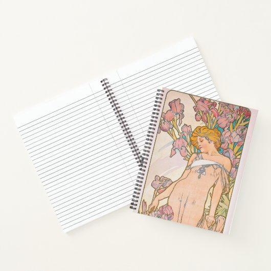 The Iris (1897) by Alphonse Mucha  ノートブック (内部)