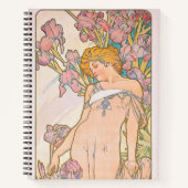 The Iris (1897) by Alphonse Mucha  ノートブック (正面)