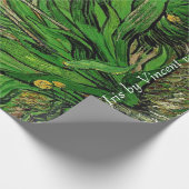 The Iris by Vanゴッホ。ヴィンテージフローラ油絵。 ラッピングペーパー (角)