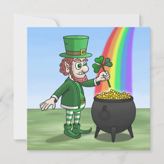 The Irish leprechaun and the pot of gold シーズンカード (正面)