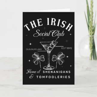 The Irish Social Club Home Of Shenanigans And Tomf カード