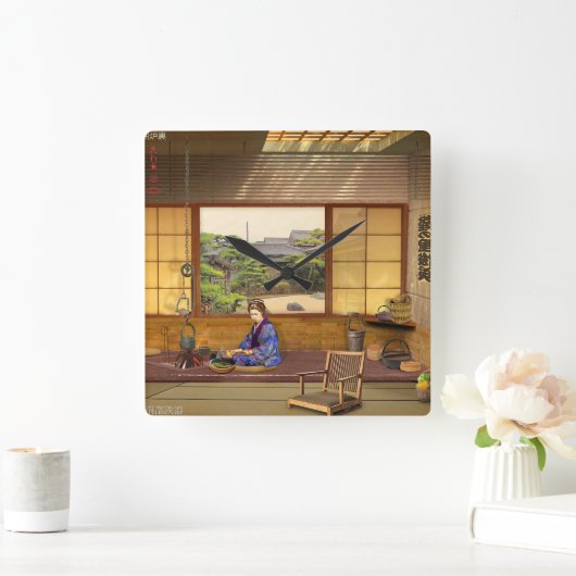 The Irori スクエア壁時計 (ホーム)