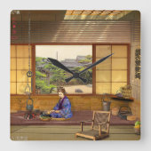 The Irori スクエア壁時計 (正面)