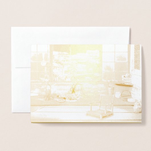 The Irori 箔カード (封筒付き正面)