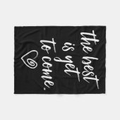 The Is Yet To Come フリースブランケット (正面(横))