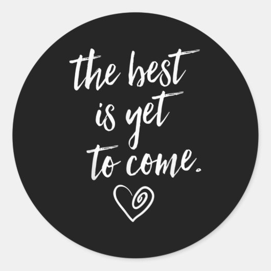 The Is Yet To Come ラウンドシール (正面)