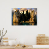 The Isle of the Dead by Arnold Böcklin ポスター (キッチン)
