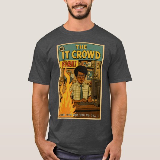 The IT Crowd Fire Tシャツ (正面)