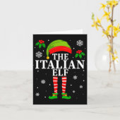 The Italian Elf Family Matching Christmas Pajama L カード (黄色い花)