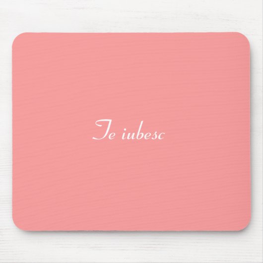 The iubesc mousepad (ルーマニア語I love you) マウスパッド (正面)
