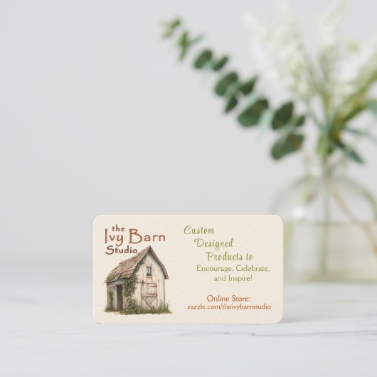 The Ivy Barn Studio 名刺 (スタンド正面)