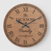 The JACKSON Family Wall Clock ラージ壁時計 (正面)