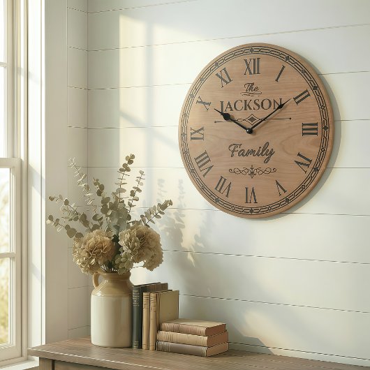 The JACKSON Family Wall Clock ラージ壁時計
