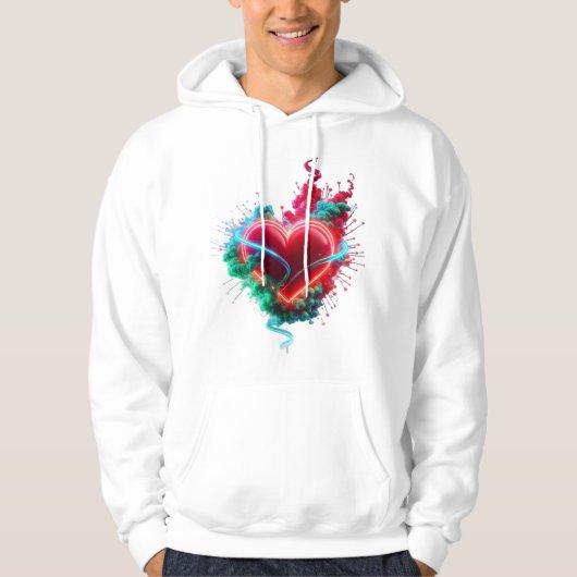 The Jaded Heart on a Long Sleeve White パーカ (正面)