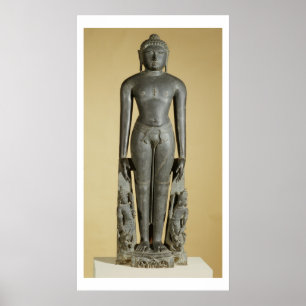 The Jain Tirthankara, Parsvanatha, Rajasthan, Prat ポスター