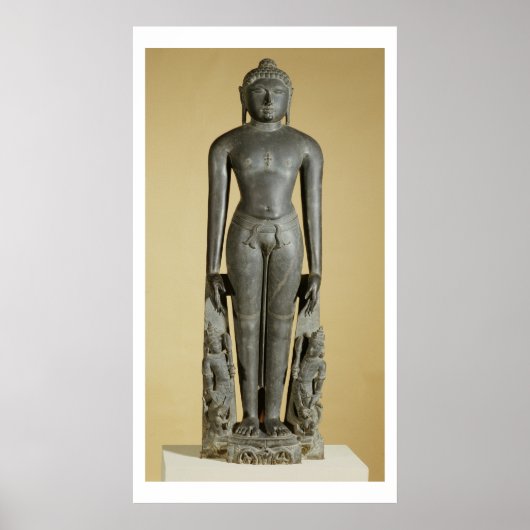 The Jain Tirthankara, Parsvanatha, Rajasthan, Prat ポスター (正面)