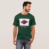 The Japanese flag and Zero fighter Tシャツ (正面フル)