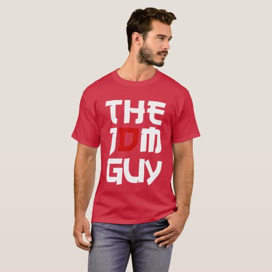 The JDM Guy japanese car lover drift race friends  Tシャツ (正面フル)