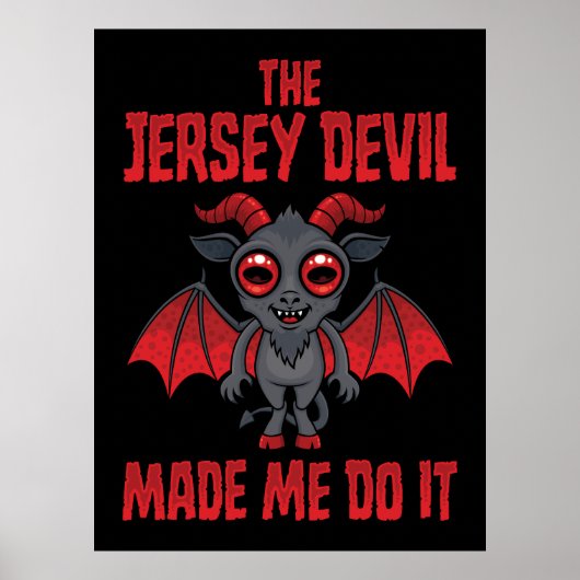The Jersey Devil Made Me Do It ポスター (正面)
