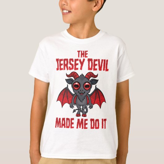 The Jersey Devil Made Me Do It Tシャツ (正面)