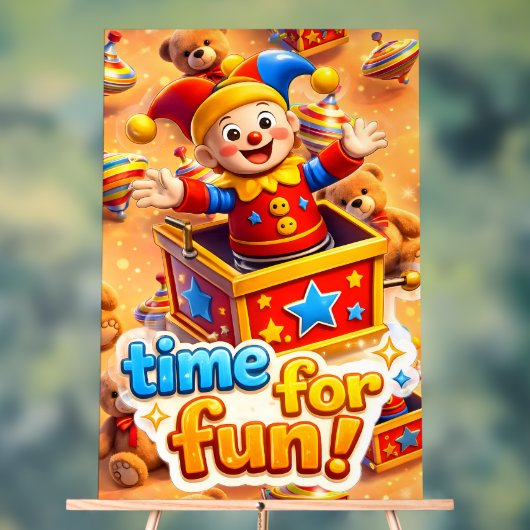 The jesters grand toybox toybox party アクリルサイン (ニュートラル)