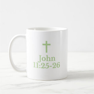 The John 11:25-26 Mug コーヒーマグカップ