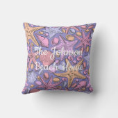 The Johnson Beach House Pillow, Purple Fantasy クッション (裏面)