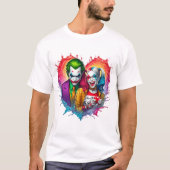 The Joker and Harlequin  Tシャツ (正面)