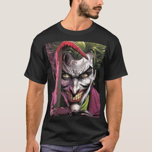 The Joker – Madness Unleashed Comic Art Tシャツ (正面)