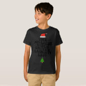 The Jolliest On The Naughty List Funny Christmas Tシャツ (正面フル)