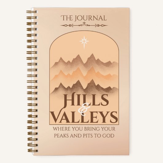 The Journal: Hills and Valleys ノートブック (正面)
