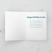 The Journey Continues,birthday カード (内部)