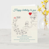 The Journey Continues,birthday カード (黄色い花)