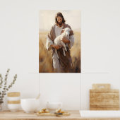 The Journey Home The Good Shepherd Bible Art Chris ポスター (キッチン)