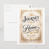 "The Journey Itself Is Home" Basho ポストカード (正面/裏面)