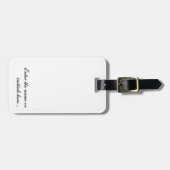 The Journey Tag – Personalized Custom Luggage Tag ラゲッジタグ (正面横)