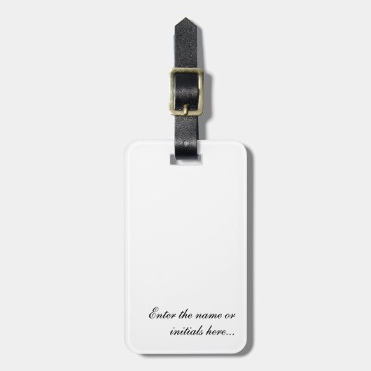 The Journey Tag – Personalized Custom Luggage Tag ラゲッジタグ (正面縦)