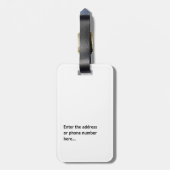 The Journey Tag – Personalized Custom Luggage Tag ラゲッジタグ (裏面縦)