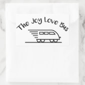 The Joy Love Bus Speedy Logoステッカー 長方形シール (バッグ)